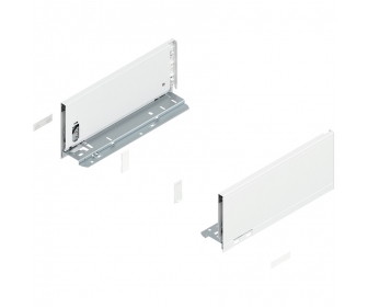 Bok szuflady LEGRABOX, wys. K (128,5 mm), dł. 300 mm, lewy/prawy, jedwabiście biały mat.