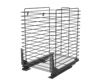 Kosz CARGO na bieliznę 40 mini Jednopoziomowe STANDARD PRO, P68 antracyt, NOMET W-2336M-400.P68