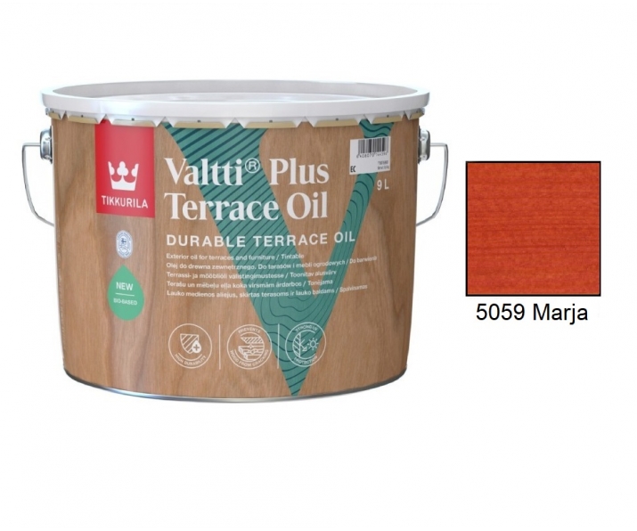 Tikkurila Valtti Plus Terrace Oil 9L olej do drewna, kolor 5059