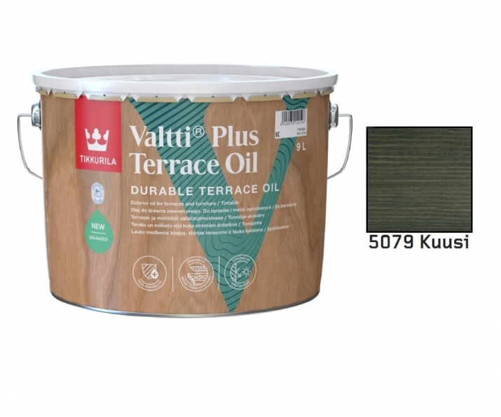 Tikkurila Valtti Plus Terrace Oil 9L olej do drewna, kolor 5079