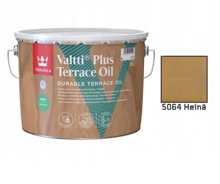 Tikkurila Valtti Plus Terrace Oil 9L olej do drewna, kolor 5064