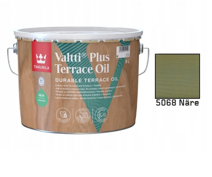 Tikkurila Valtti Plus Terrace Oil 9L olej do drewna, kolor 5068