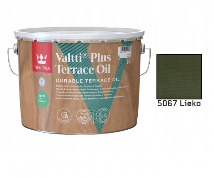Tikkurila Valtti Plus Terrace Oil 9L olej do drewna, kolor 5067