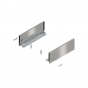 Bok szuflady LEGRABOX, wysokość K (128.5 mm), dł. 350 mm, lewy/prawy, inox-szczotk.-lakier.