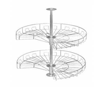 Półka obrotowa 3/4 690 chrom  G2