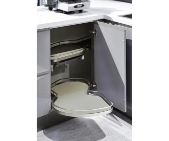 Le Mans II ARENA Classic Silver 500/ lewy/ SZARY 05.7067.KPL/S. Le Mans II system do szafki narożnej prostej z frontem na zawia