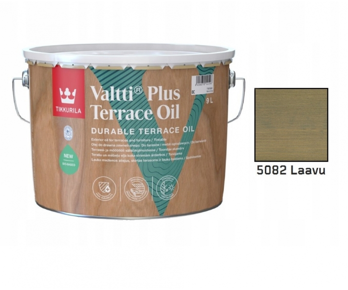 Tikkurila Valtti Plus Terrace Oil 9L olej do drewna, kolor 5082