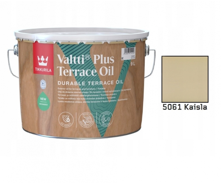 Tikkurila Valtti Plus Terrace Oil 9L olej do drewna, kolor 5061