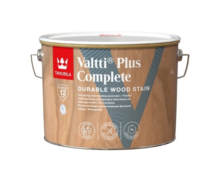 Tikkurila Valtti Plus Complete 9L lakierobejca do drewna
