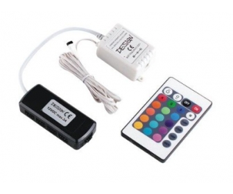 DESIGN LIGHT STER-IR-RGB9-02 Sterownik RGB IR z 9pkt gniazdem do klipsów rgb, square i orbit
