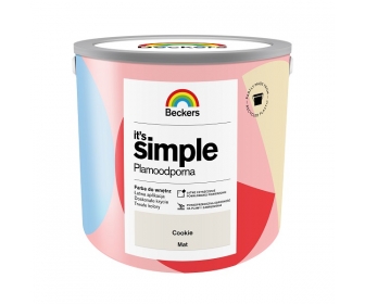 BECKERS IT S SIMPLE COOKIE 2,5L plamoodporna farba do ścian i sufitów
