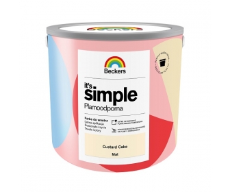 BECKERS IT S SIMPLE CUSTARD CAKE 2,5L plamoodporna farba do ścian i sufitów