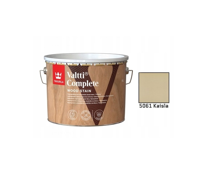 Tikkurila Valtti Complete 9L lakierobejca matowa, kolor 5061