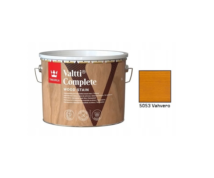 Tikkurila Valtti Complete 9L lakierobejca matowa, kolor 5053