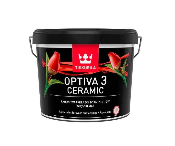 Tikkurila Optiva Ceramic 3 farba lateksowa 9L A