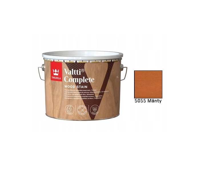 Tikkurila Valtti Complete 9L lakierobejca matowa, kolor 5055