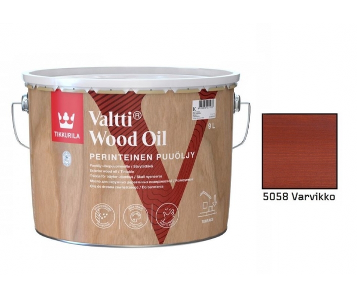 Tikkurila Valtti Wood Oil 0,9L olej do drewna, kolor 5058
