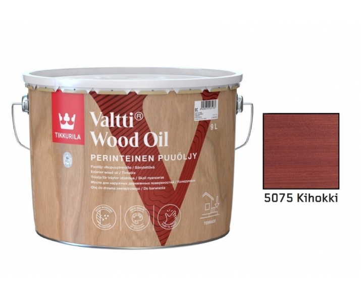 Tikkurila Valtti Wood Oil 0,9L olej do drewna, kolor 5075