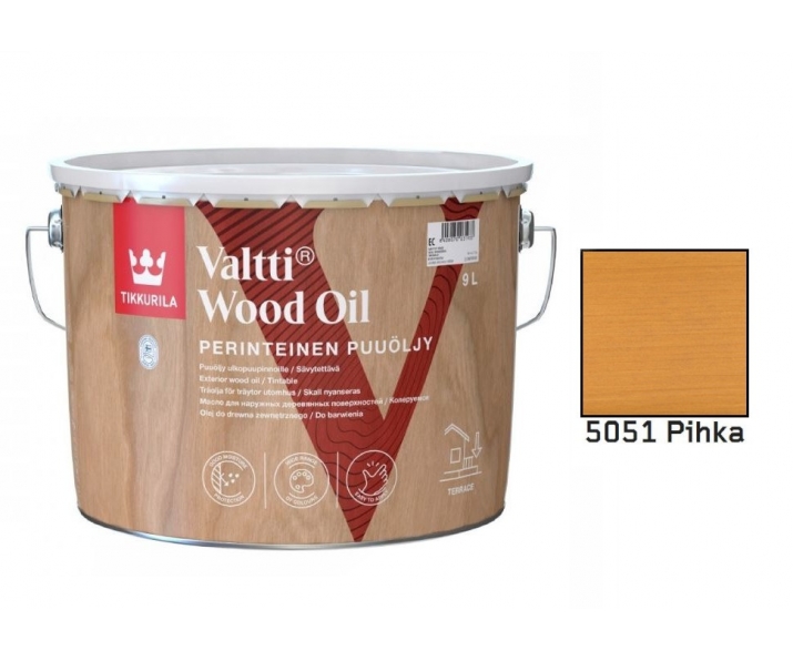 Tikkurila Valtti Wood Oil 0,9L olej do drewna, kolor 5051