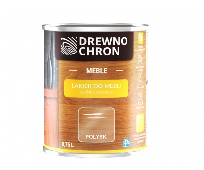 DREWNOCHRON LAKIER DO MEBLI POŁYSK 0,25L bezbarwny