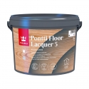 TIKKURILA Pontti Floor Lacquer 5 baza EP 9L, Lakier do podłóg drewnianych, głęboki mat