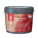 TIKKURILA Pontti Floor Paint 30 baza A 2,7L kryjąca farba do podłóg drewnianych, półmat