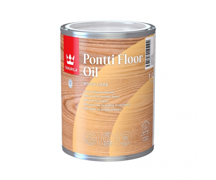 TIKKURILA Pontti Floor Oil 1L olej do podłóg drewnianych bezbarwny