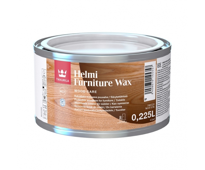TIKKURILA Helmi Furniture wax baza EP 0,225L wosk do mebli drewnianych, do barwienia